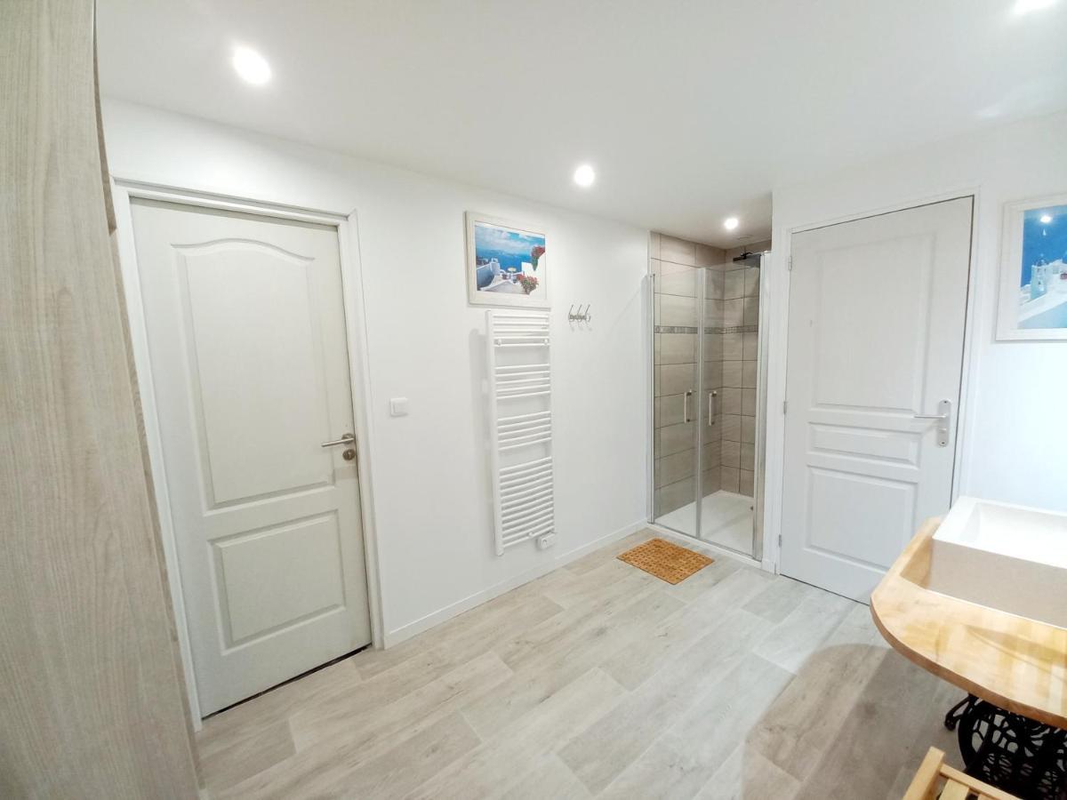 L'Annexe- Guest House Avec Piscine Studio Avec Coin Chambre Rosny-sur-Seine Kültér fotó