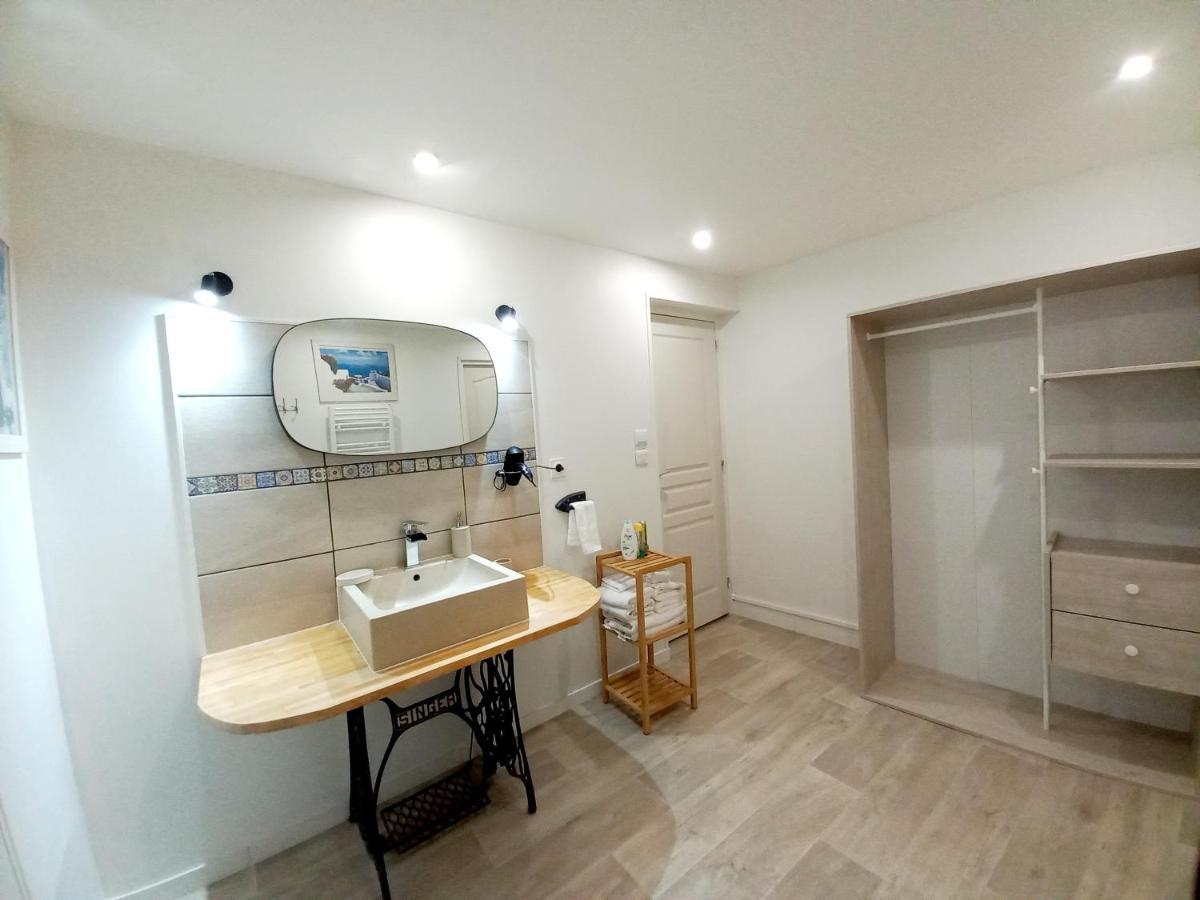 L'Annexe- Guest House Avec Piscine Studio Avec Coin Chambre Rosny-sur-Seine Kültér fotó