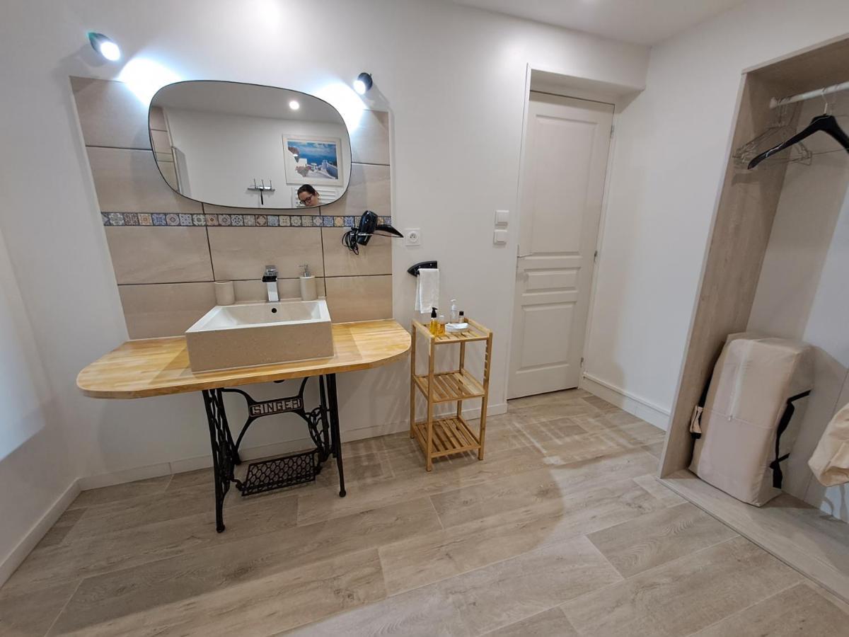 L'Annexe- Guest House Avec Piscine Studio Avec Coin Chambre Rosny-sur-Seine Kültér fotó